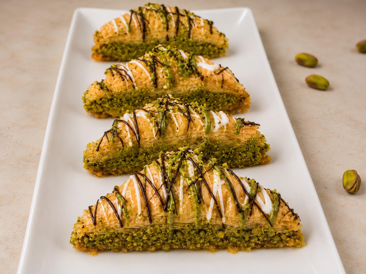 Dubai Drizzle Pistachio Baklava